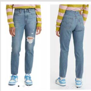 Levi's Women's Distressed 100% Cotton Wedgie Button Fly Jeans 28